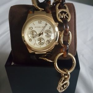 Michael Kors watch with matching bracelet